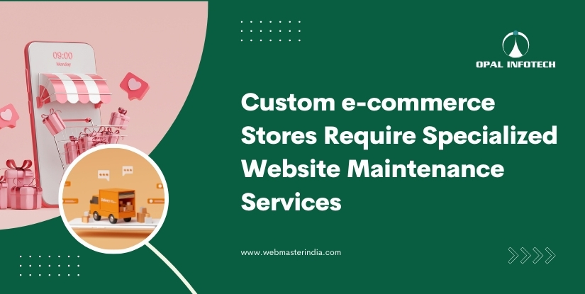 Custom eCommerce Stores Require Specialized Website Maintenance Services