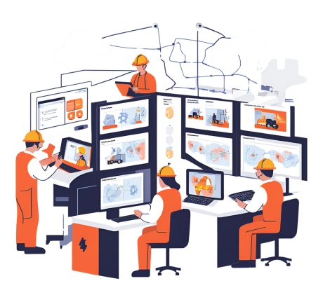 Emergency website and mobile app maintenance team restoring services while ensuring data integrity