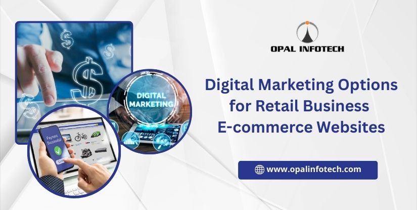Digital Marketing Options for Retail Business  – Ecommerce Websites