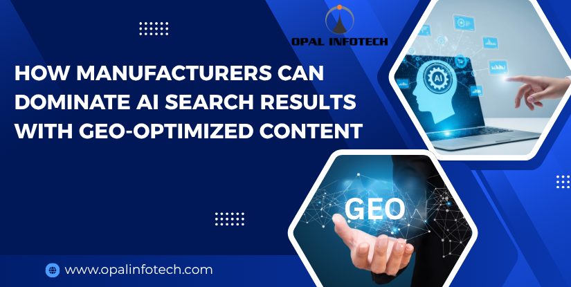 How Manufacturers Can Dominate AI Search Results with GEO-Optimized Content
