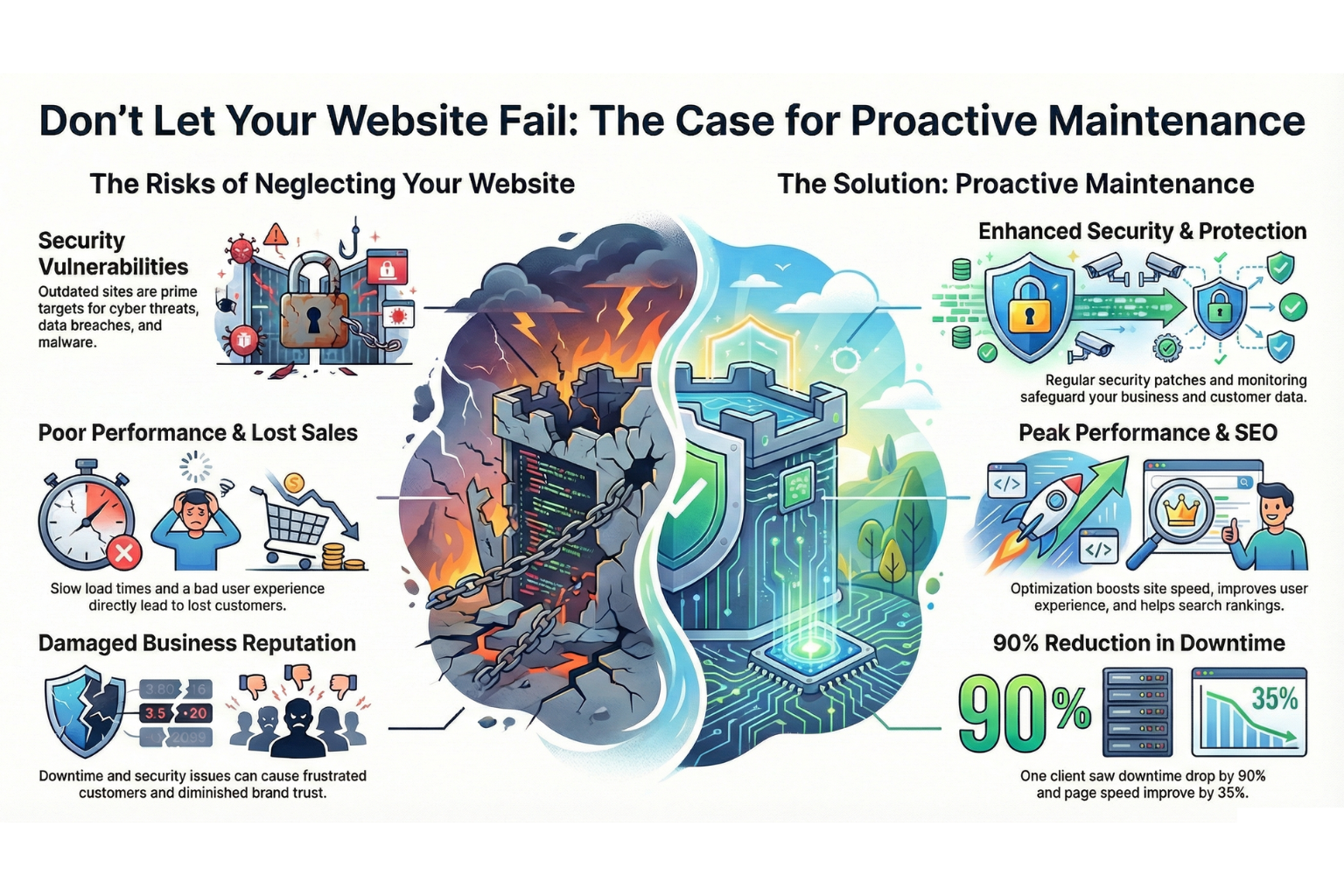 Proactive Website Maintenance Benefits Versus Risks Proactive Website Maintenance Benefits Versus Risks