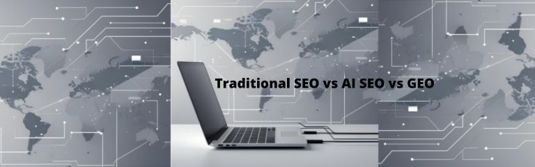 Traditional SEO vs AI SEO vs GEO
