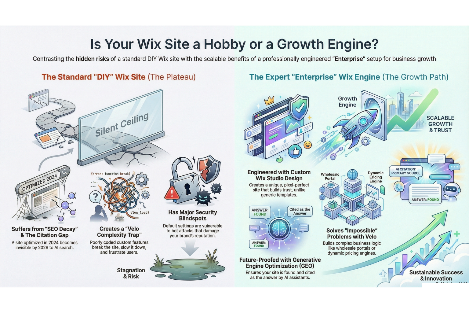 Wix Site: Hobby or Growth Engine? Wix Site: Hobby or Growth Engine?