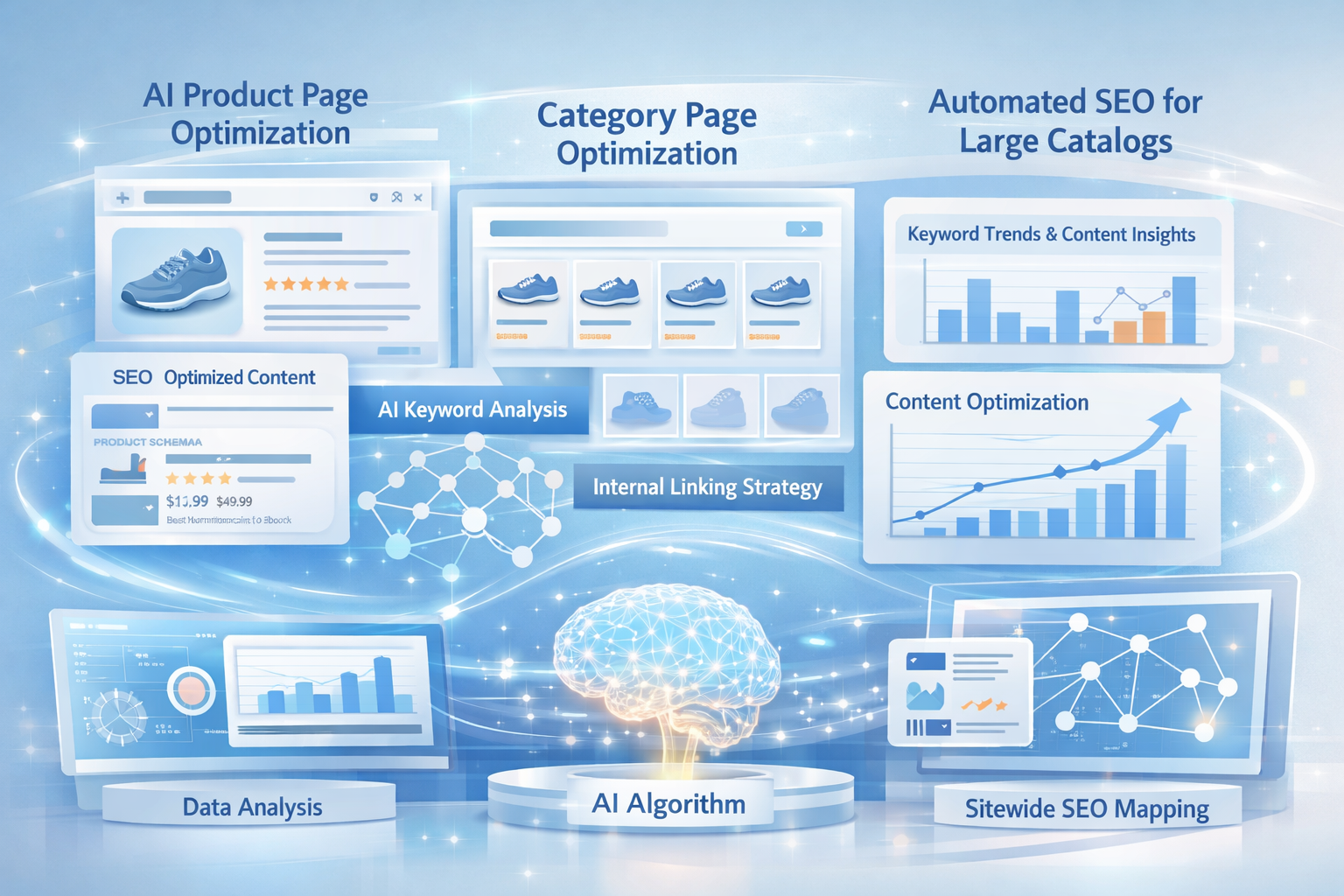 AI SEO Strategies for Product Pages, Category Pages, and Large Catalog Stores  