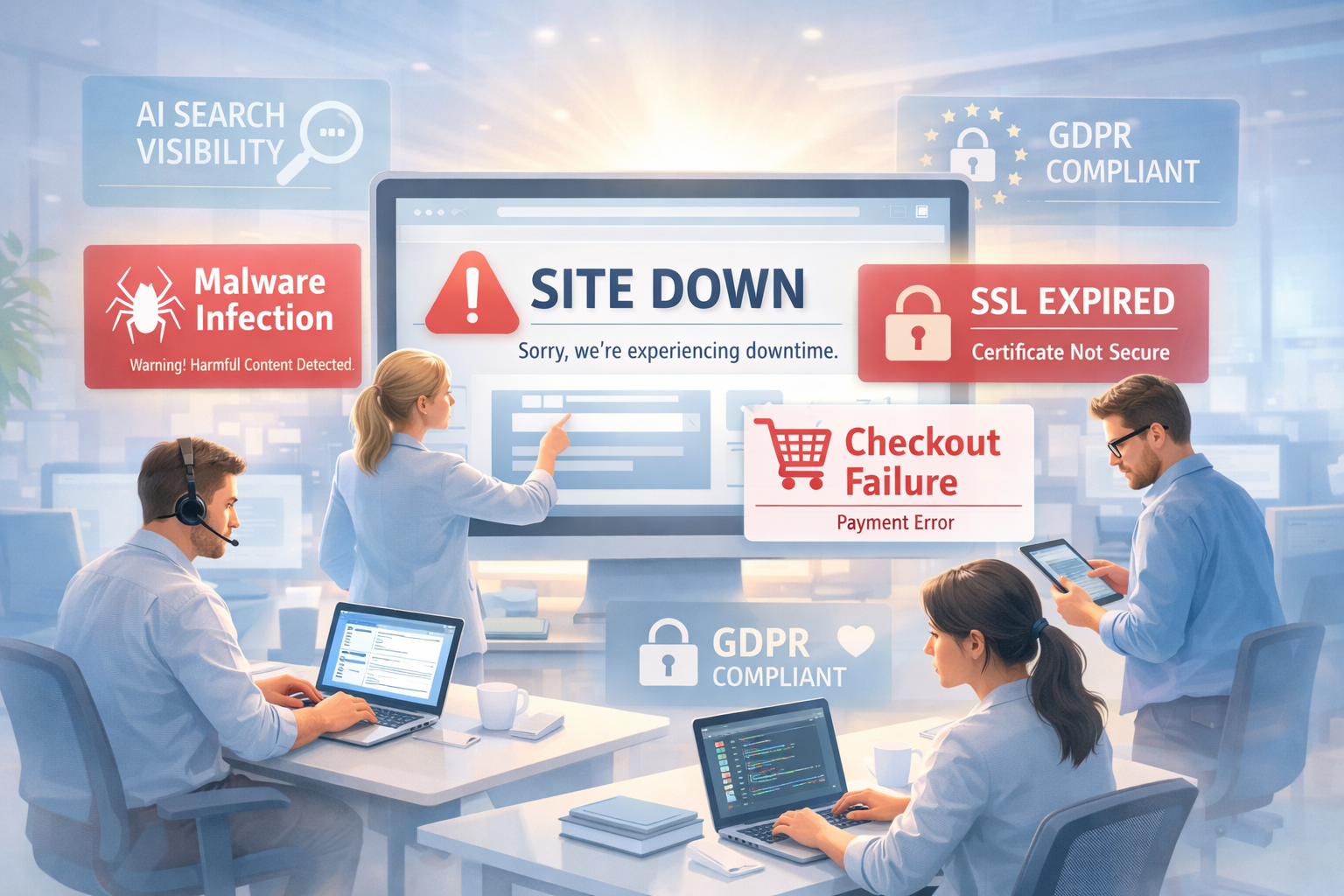 What is Emergency Website Maintenance
