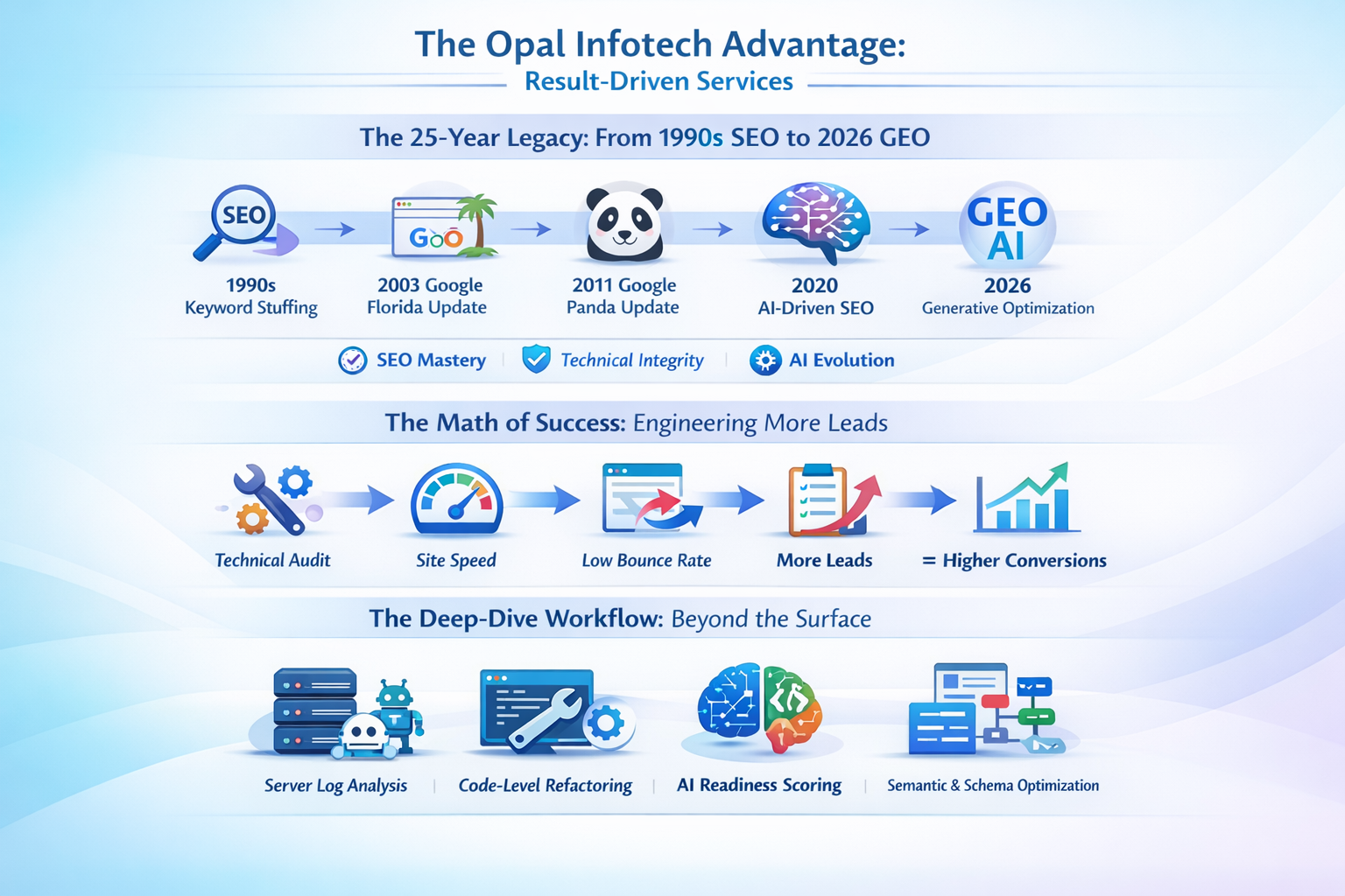The Opal Infotech Advantage: Result-Driven Services
The Opal Infotech Advantage: Result-Driven Services