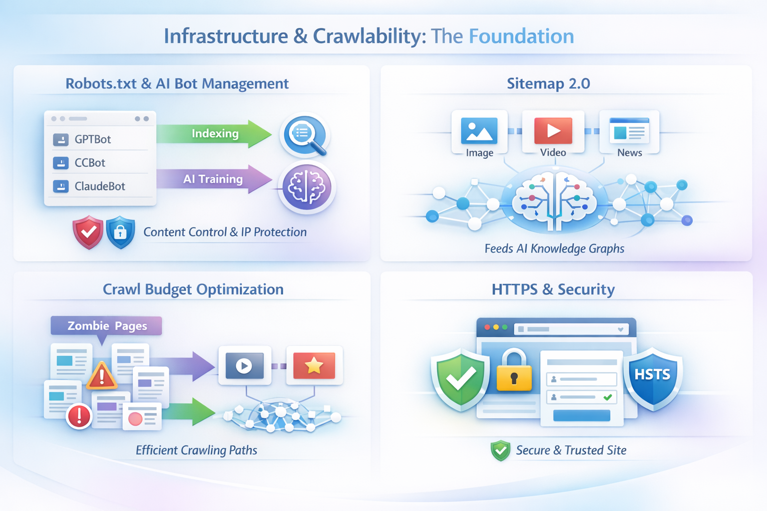 Infrastructure & Crawlability: The Foundation Infrastructure & Crawlability: The Foundation