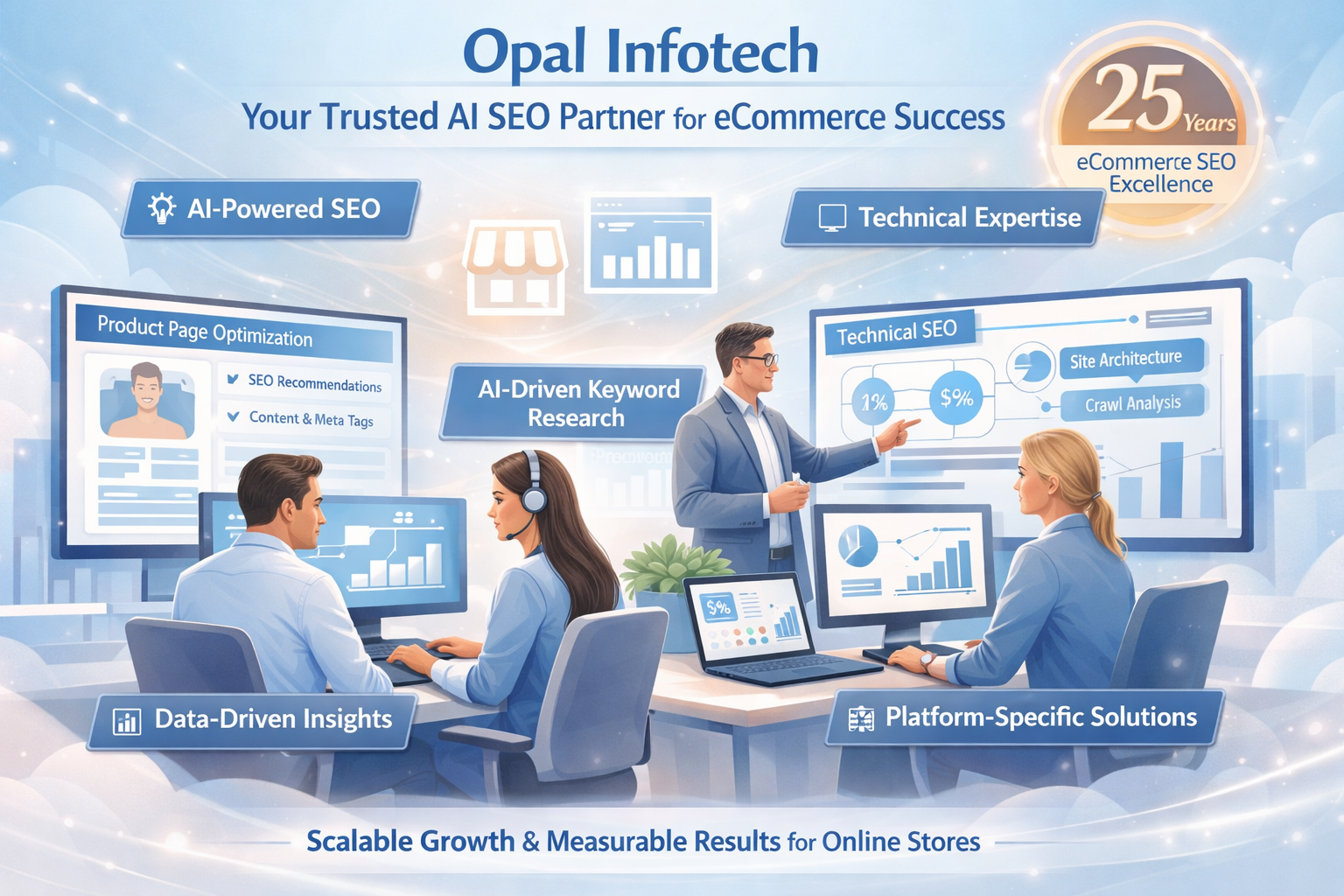 Why Opal Infotech Is a Trusted AI SEO Partner for eCommerce Brands