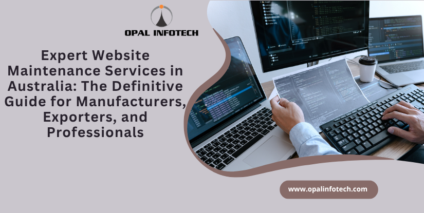 Expert Website Maintenance Services in Australia: The Definitive Guide for Manufacturers, Exporters, and Professionals