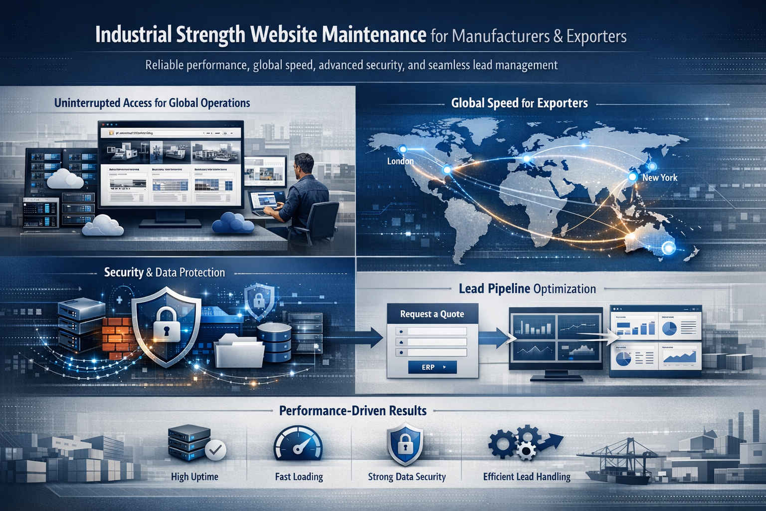 Industrial Strength: Maintenance for Manufacturers and Exporters
Industrial Strength: Maintenance for Manufacturers and Exporters