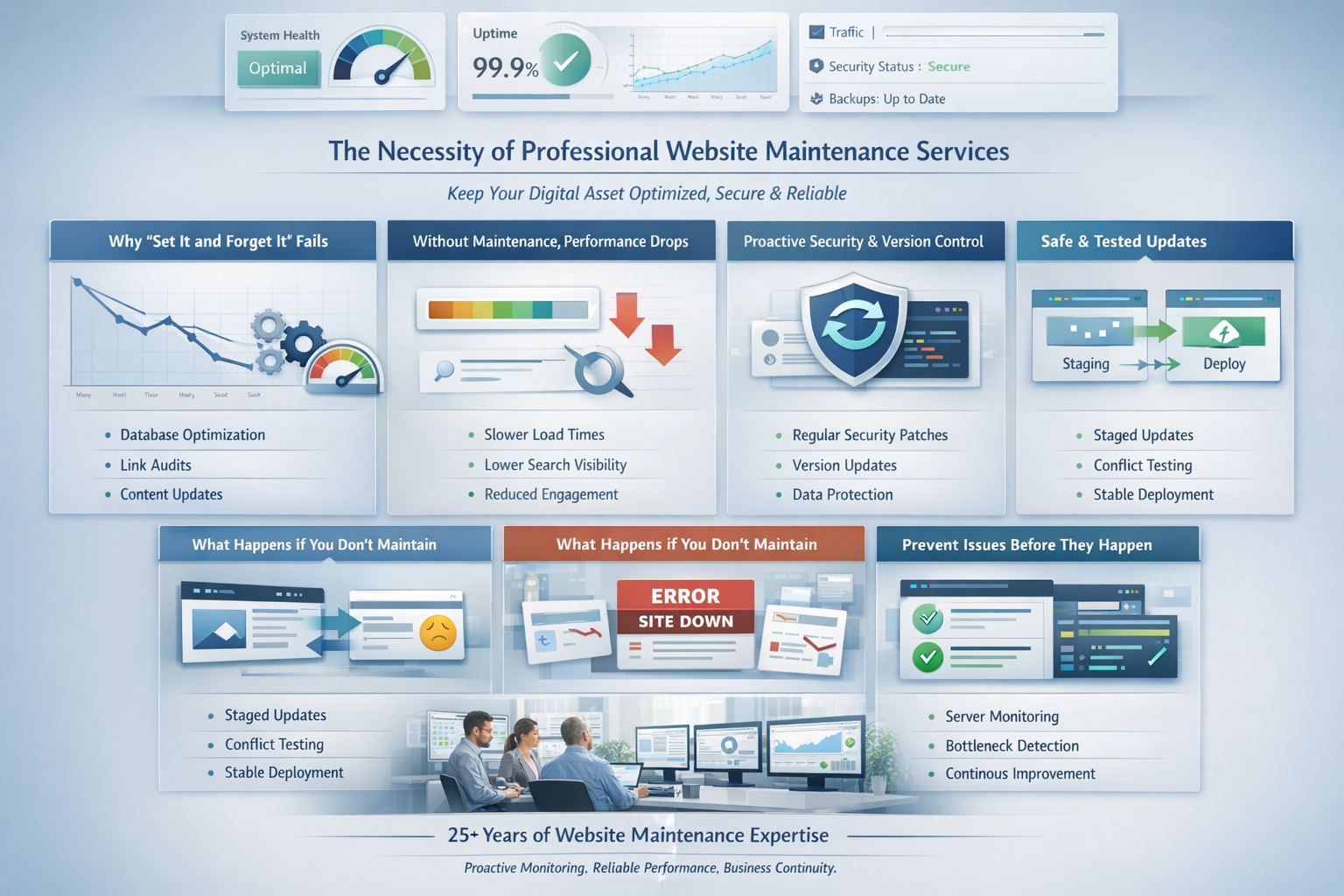 The Necessity of Professional Website Maintenance Services
The Necessity of Professional Website Maintenance Services