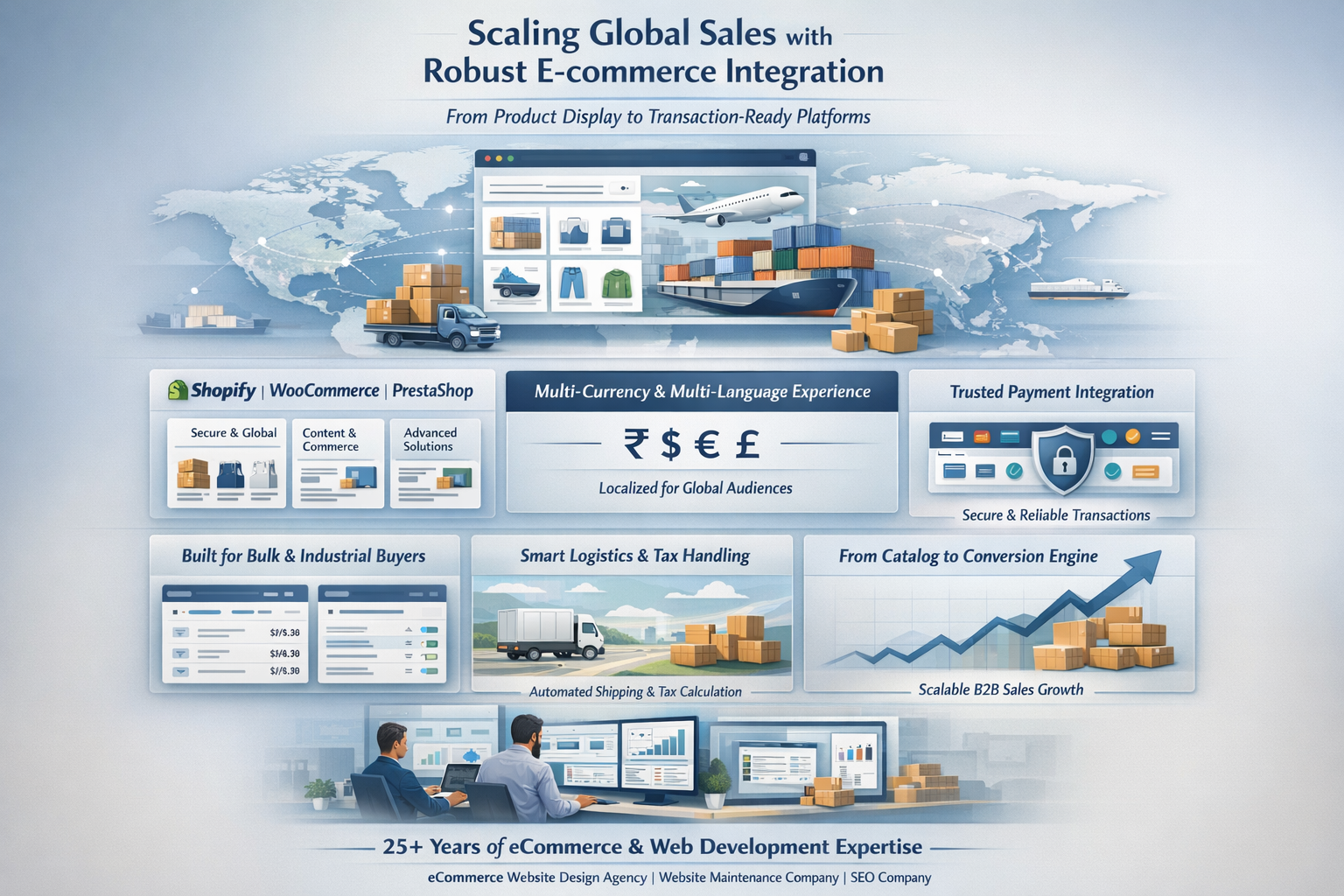 Scaling Global Sales with Robust E-commerce Integration
Scaling Global Sales with Robust E-commerce Integration