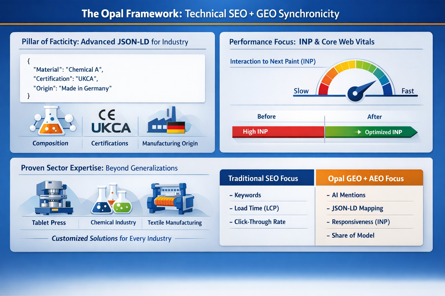 The Opal Framework: Technical SEO + GEO Synchronicity
The Opal Framework: Technical SEO + GEO Synchronicity