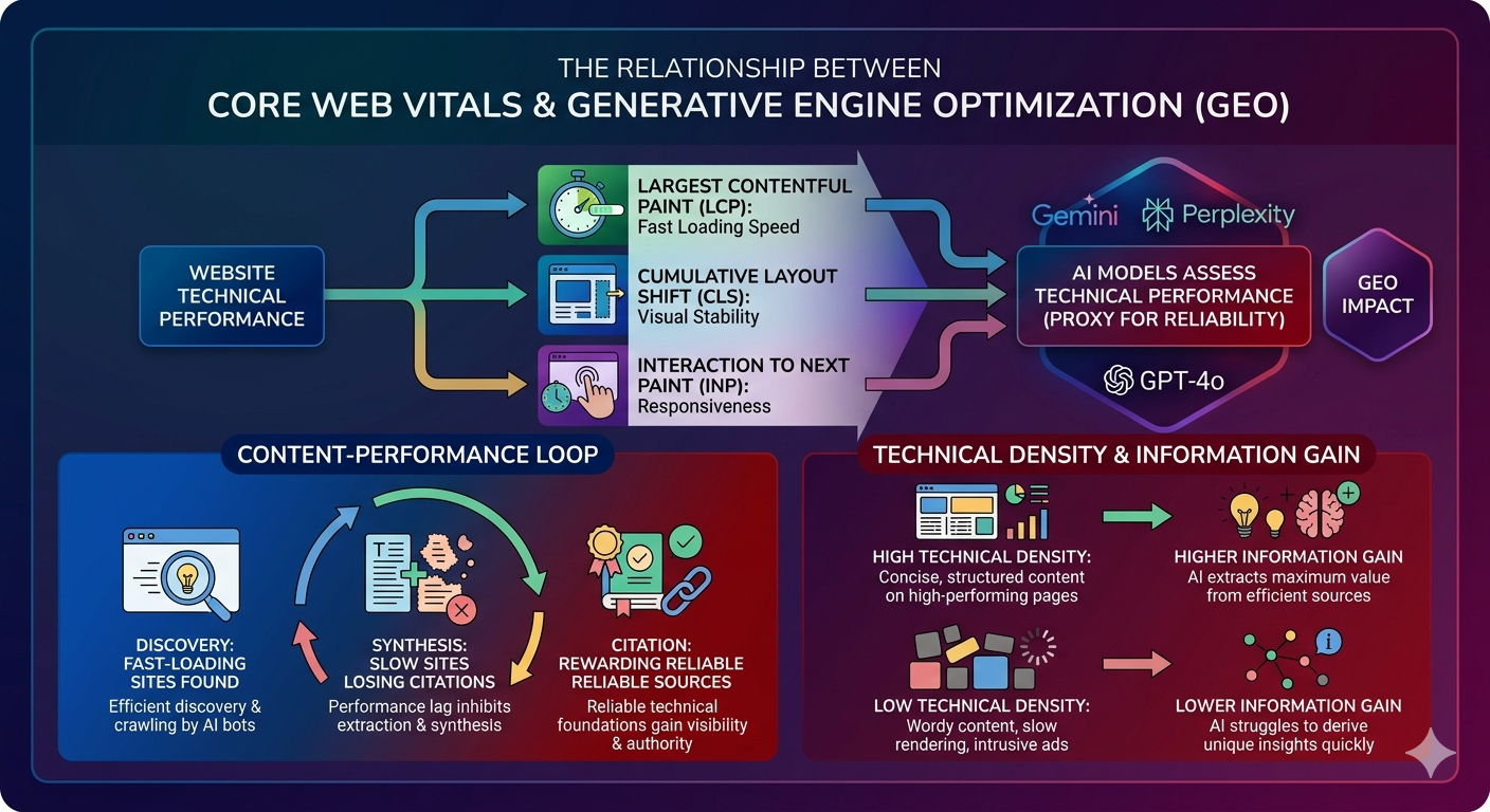 Core Web Vitals in the Era of Generative Engine Optimization (GEO)