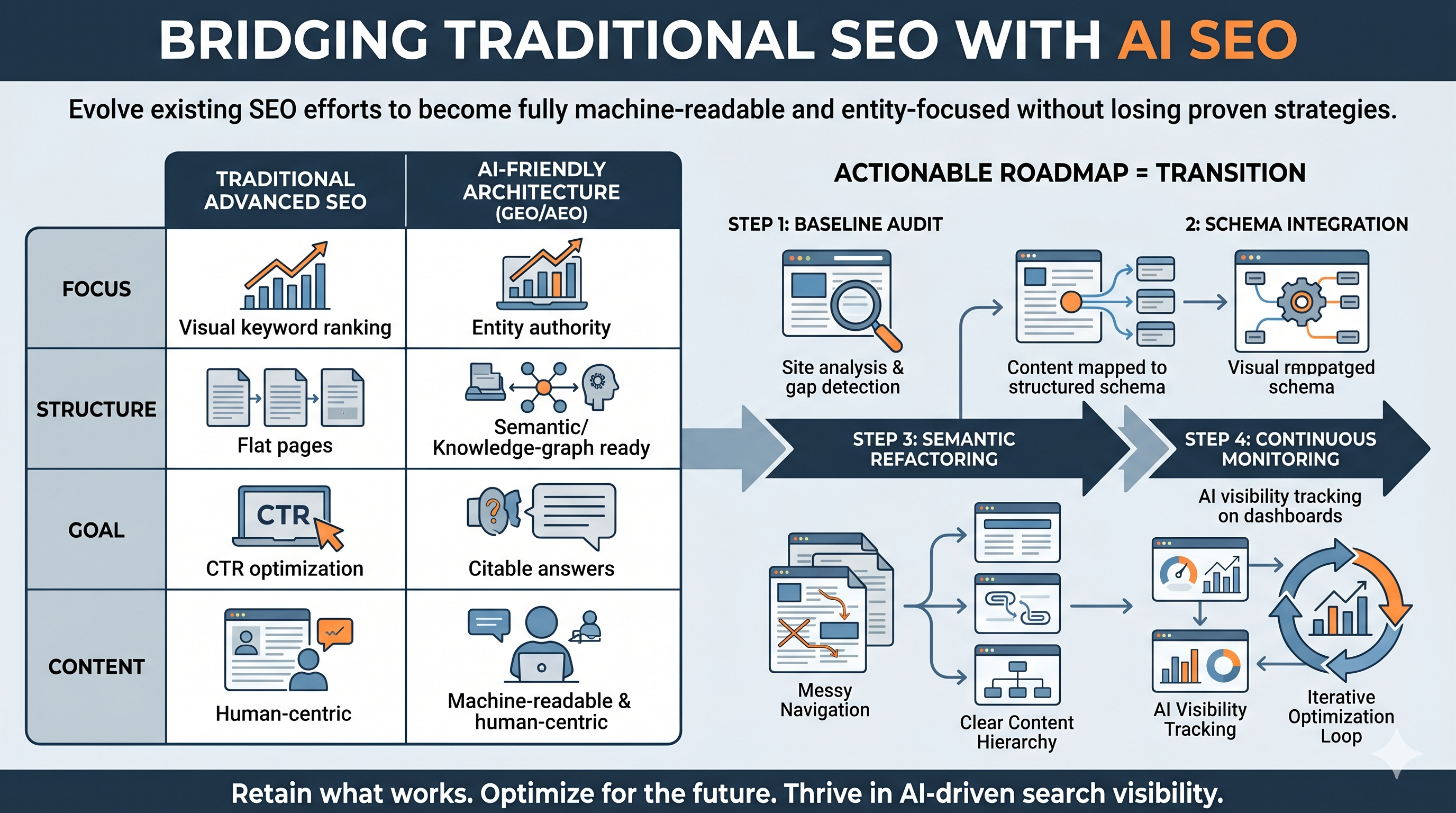 Bridging the Gap: Bridging Traditional Advanced SEO with AI SEO