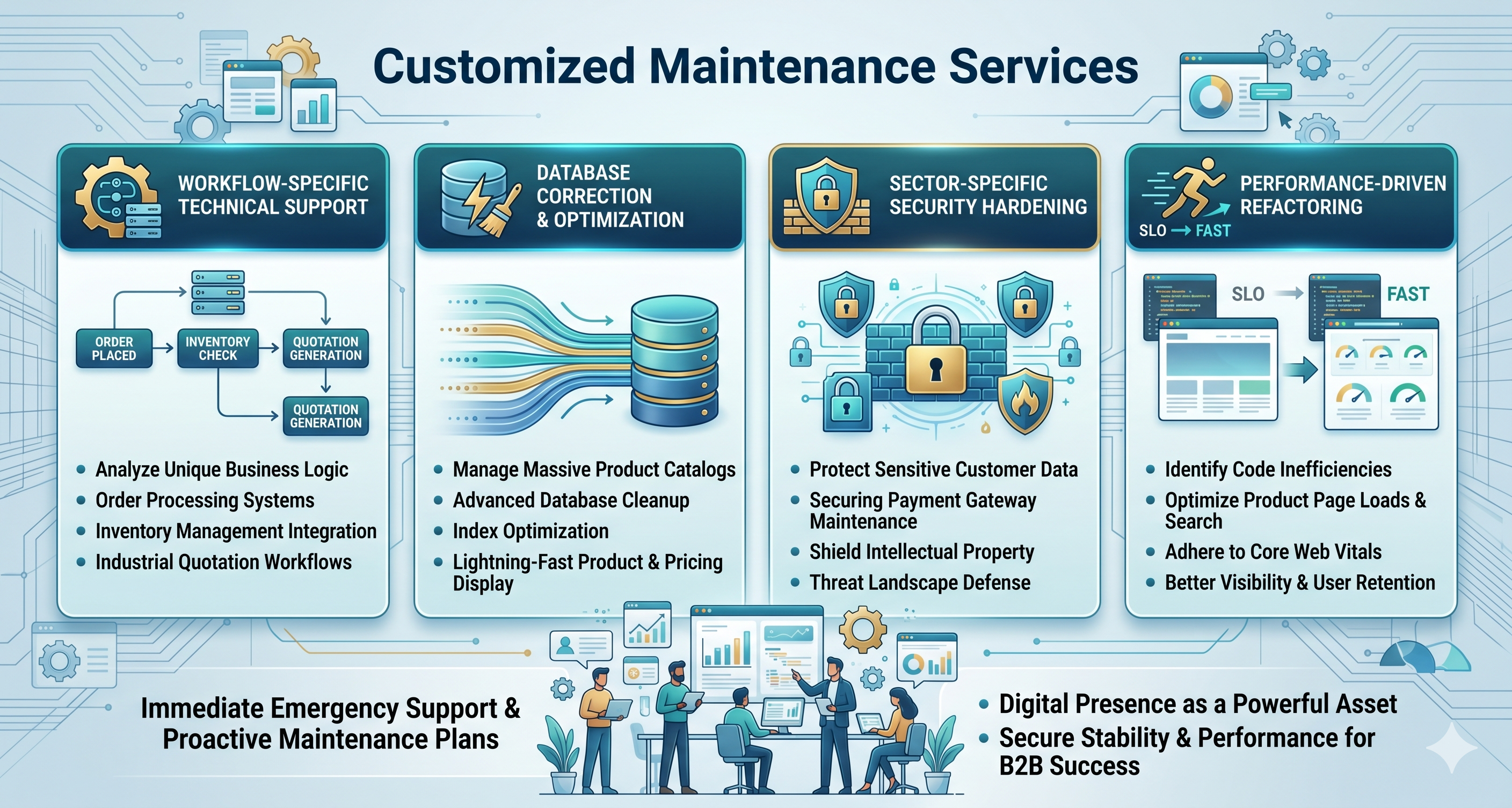 Customized Maintenance for Industrial & E-commerce