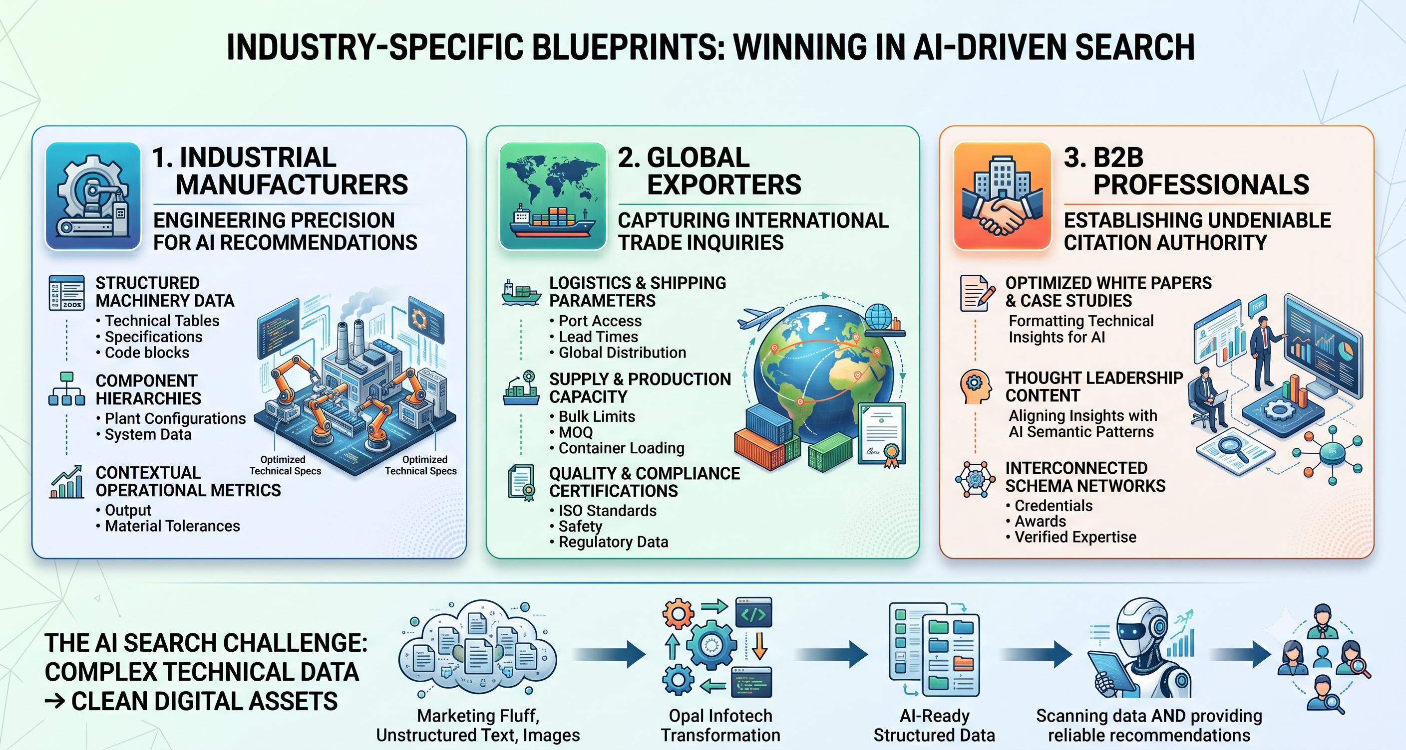 Industry Specific Blueprints: Manufacturers, Exporters, and Professionals