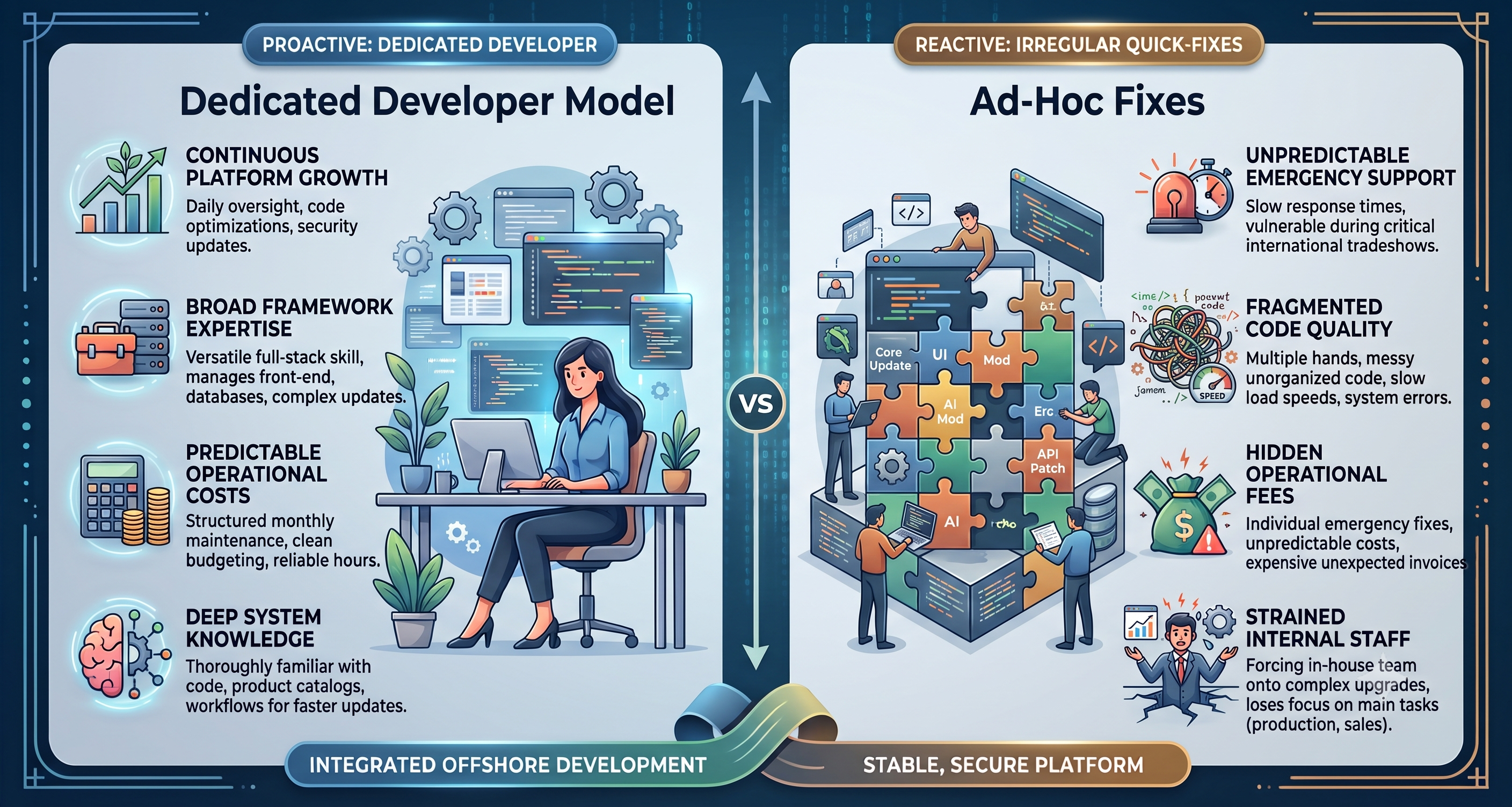 Monthly Website Maintenance Plans vs. Freelance Risks