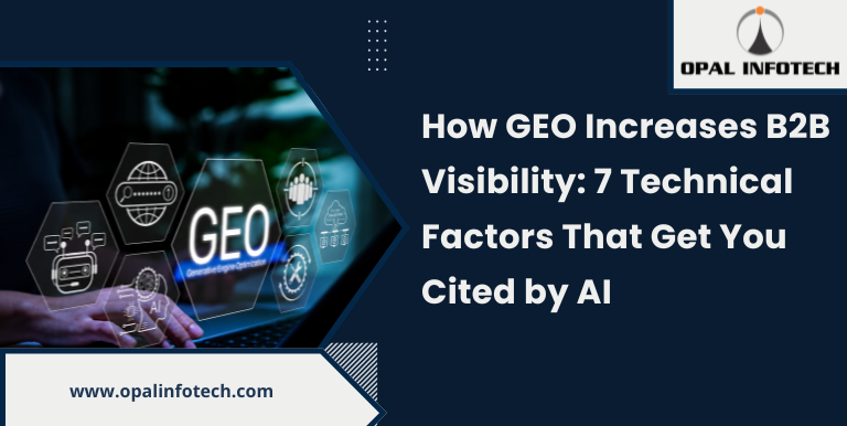 How GEO Increases B2B Visibility- 7 Technical Factors That Get You Cited by AI