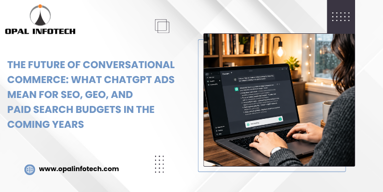 The Future of Conversational Commerce: What ChatGPT Ads Mean for SEO, GEO, and Paid Search Budgets in the Coming Years